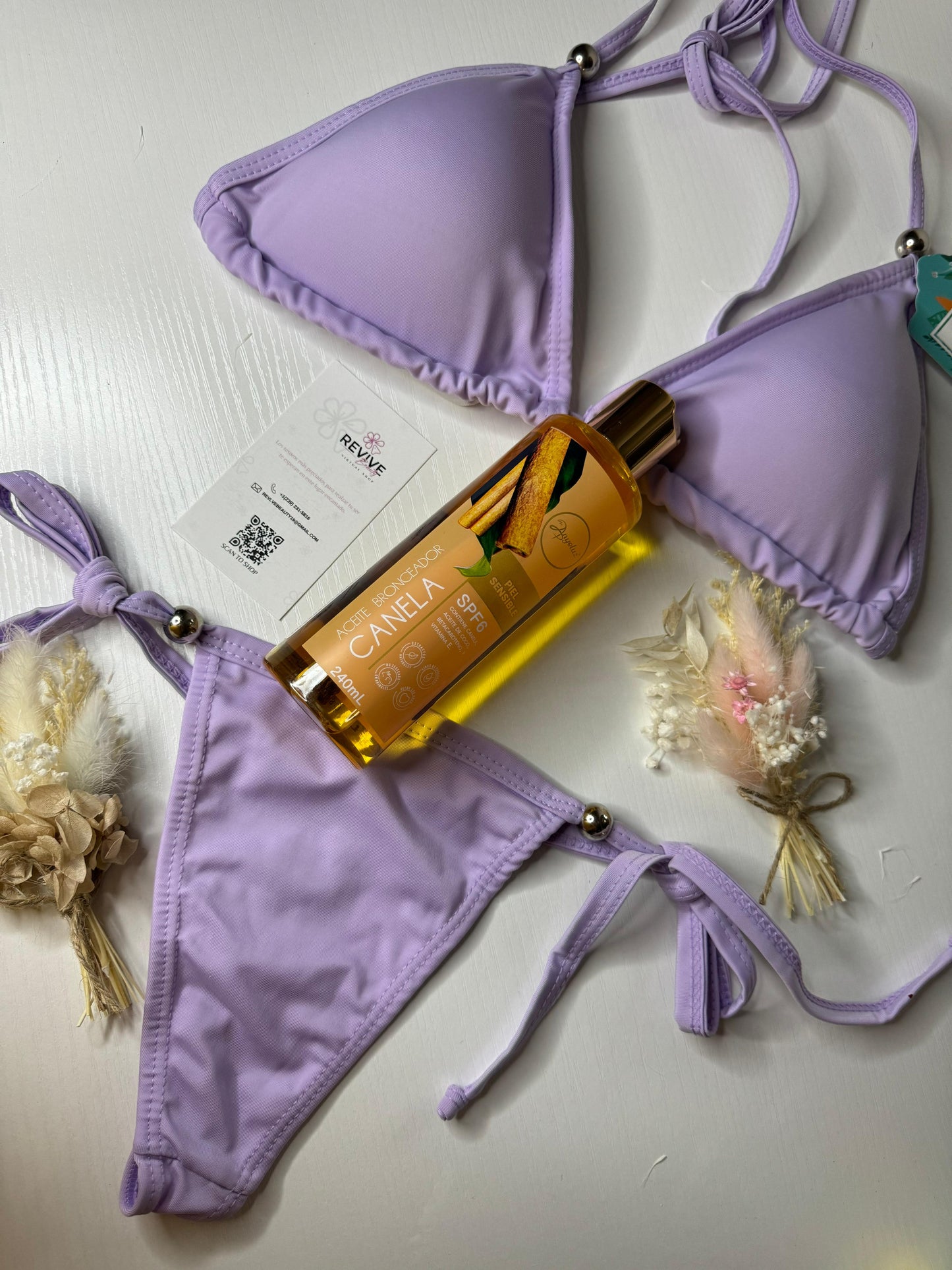 Morado + Bronceador