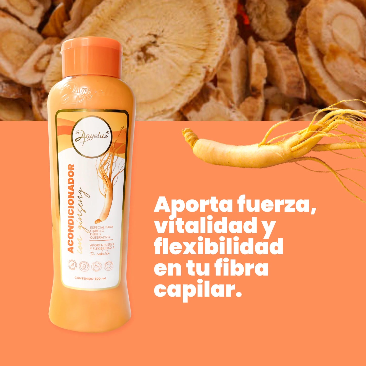 Acondicionador con ginseng Anyeluz