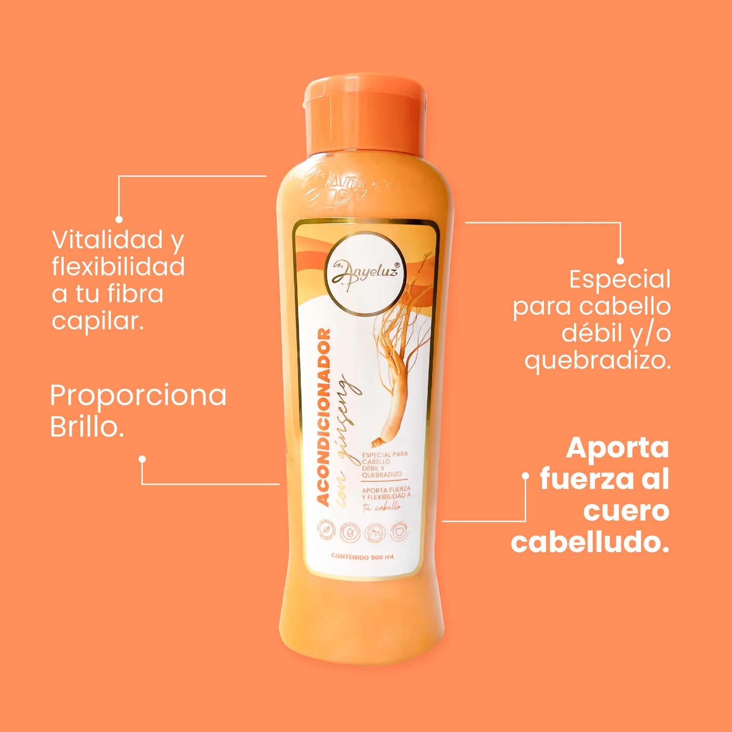 Acondicionador con ginseng Anyeluz