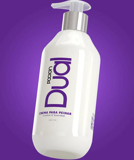 Dual crema para peinar